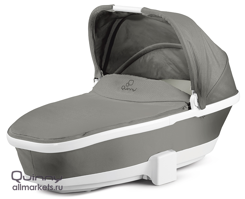   QUINNY MOODD FOLDABLE CARRYCOT GREY GRAVELWHITE 2015